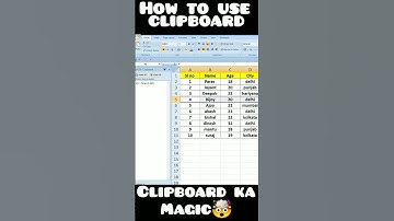 Clipboard ka Magic💫 || How to use clipboard || MS Word || #shorts #clipboard #viral