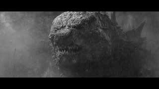 Godzilla vs Ghidorah Antarctica Fight in 1950s B-Movie Style [HD]