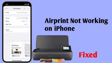 Airprint Not Working on iPhone after iOS 18/ 17 [Fixed]