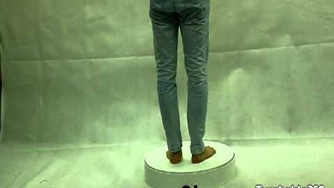 White Rotating Display Stand Turntable (Max. Centric Load : 80KG) - Turntable360.com