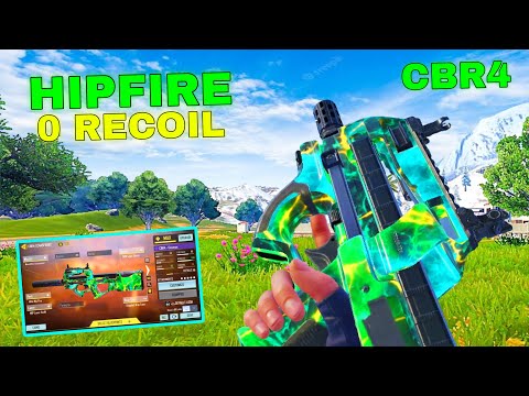 CBR4 HIPFIRE is SO POWERFUL & 0 RECOIL with THIS GUNSMITH 🤯| Solo vs Squad | CBR4 GUNSMITH CODM BR