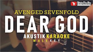 dear god - avenged sevenfold (acoustic karaoke)