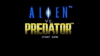 Alien Vs. Predator (SNES 60Hz / US) - Intro / Attract Mode