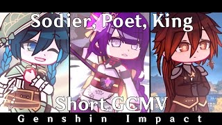 Soldier, Poet, King GCMV - Gacha Club - Genshin Impact - Venti, Ei, Zhongli + Lumine - TW: Flashing