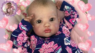 *ADORABLE OPEN EYED REBORN BABY GIRL BOX OPENING*