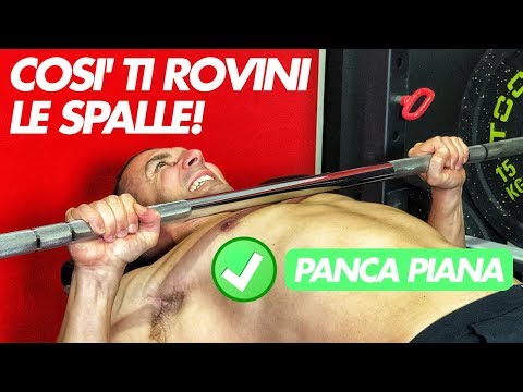 PANCA PIANA TI PREGO 🙏 NON FARE QUESTO! TI ROVINI LE SPALLE