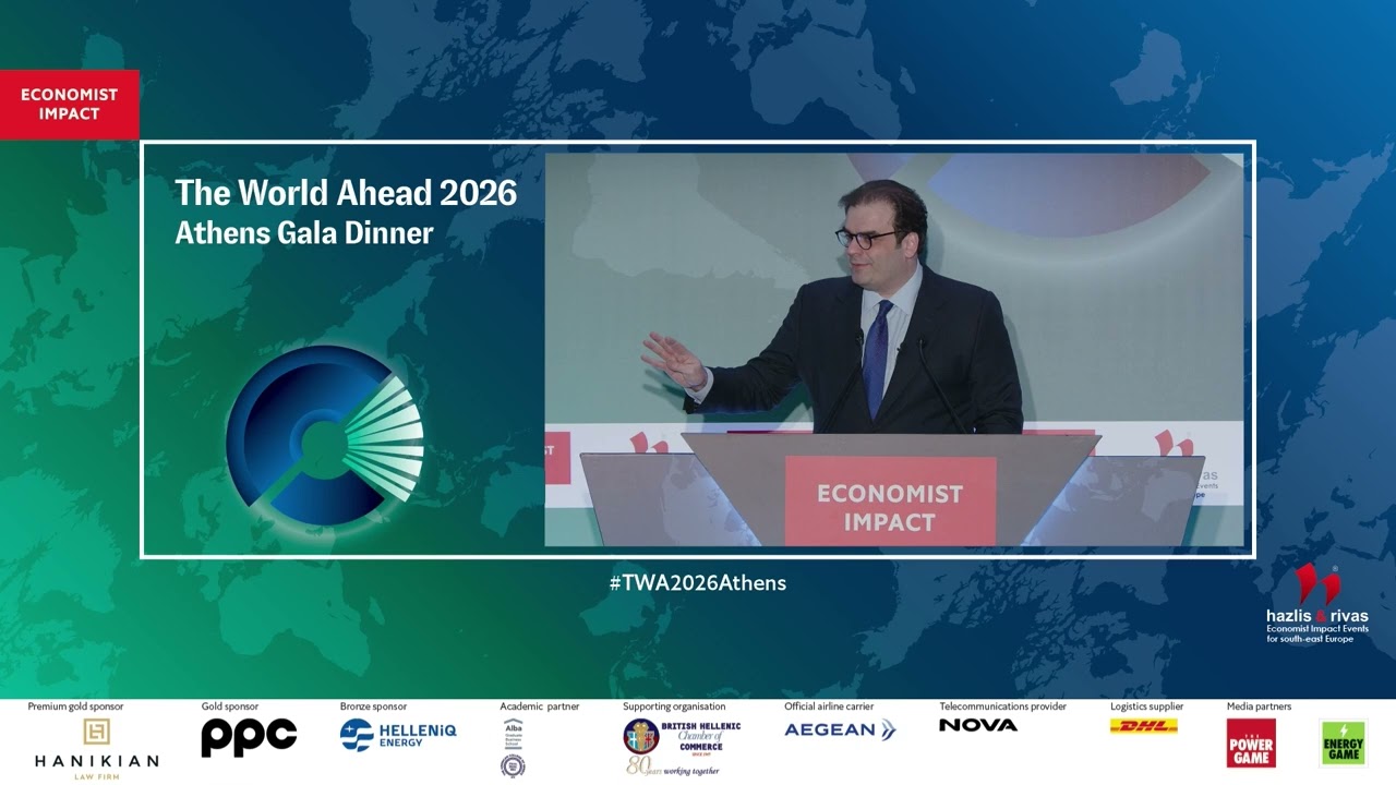 Kyriakos Pierrakakis, keynote address at The World Ahead 2026 Athens Gala Dinner