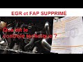 EGR et FAP supprimé. Que dit le contrôle technique ?