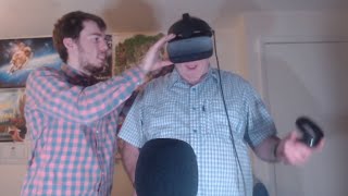 Boomer Tries VR For The First Time - Part 1 Of 3 - First Impressions