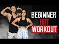 Beginner hiit workout  follow along