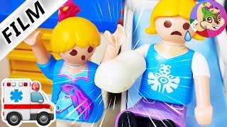 Series de Playmobil español MEJOR AMIGA EN EL HOSPITAL accidente ¿química en la villa de lujo?