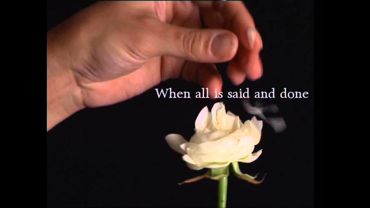 When All is Said and Done | Spoken Word Poetry by Danny Scott