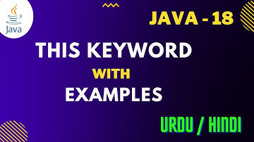 this keyword Java || Call Methods with this keyword Urdu/Hindi (Jawad Aslam)