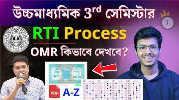 HS 3rd Semester Result RTI Process🔥OMR খাতা দেখার সুযোগ! কি কি লাগবে? Step by Step দেখে নাও ✅