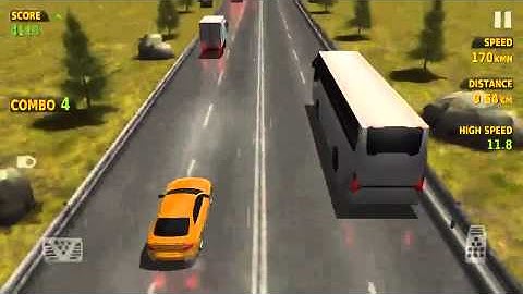 Traffic Racer: 5 839 points in Endless (One-Way)