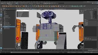 Wall-E 3D Modeling Timelapse | Pixar-Inspired Robot Creation in maya (From Scratch!)