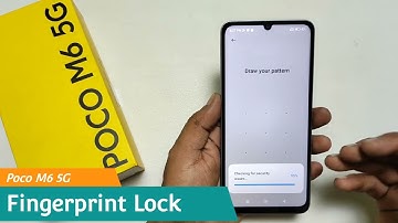 Poco m6 5g Fingerprint Lock Kaise Lagaye || Poco m6 Fingerprint Lock Setting || Poco m6 5g