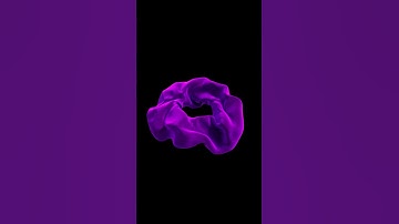 Creating a scrunchie 3d model in Maya and Blender