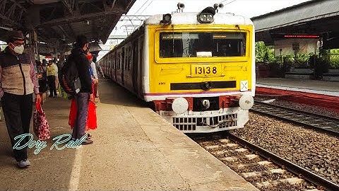 Beauty of Conventional Electric Multiple Unit Local Train in a bright day