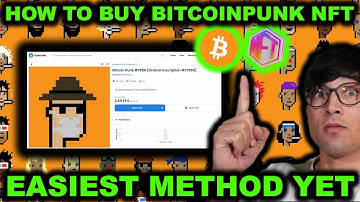 How To Buy Bitcoin Punks NFTs (Ordinals) on OpenSea! Easiest Method! Using Emblem Vault! #BTC #NFT