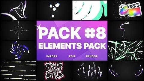 Top Apple Motion Projects: Flash FX Elements Pack 08 | FCPX