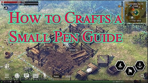 Durango :Wild Lands [ How to Crafts a Small Pen Guide ]