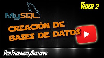 Vídeo 02 - MySQL - Creación de Bases de Datos