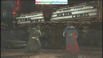 Injustice 2 Tutorial Mode Basics Tutorial WalkThrough - Executing Basic Moves As Batman
