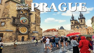🇨🇿🚶PRAGUE City Walk & Guide | City of a Hundred Spires: A Journey Through Prague