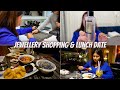 Vlog jewellery shopping lunch date buying a new mic