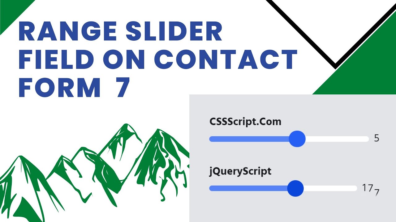 How To Add Range Slider Field On Contact Form 7 Contact Form 7 Range How To Add Range Slider Field On Contact Form 7 Contact Form 7 Range