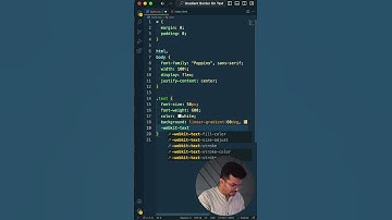 Gradient Text Border | How to give gradient border on text #css #html  #webdevelopment #shorts