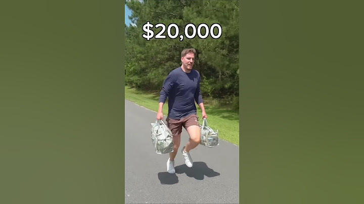 Sprinting With More and more Money #youtubeshorts #money #mrbeast