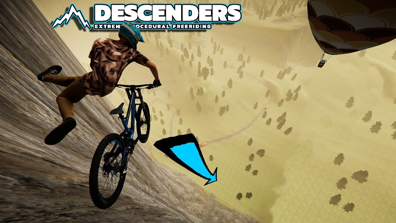 Riding The Biggest & Fastest Drop In The Game | Descenders - YouTube