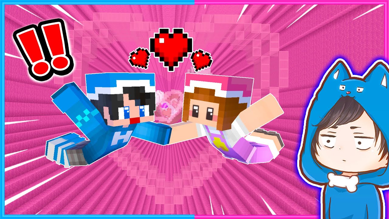 恋におちるドロッパーに男女で落ちた結果！？♡【 マイクラ / まいくら 】