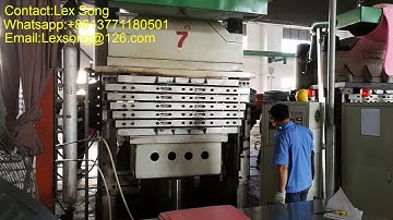 1000T press with silent opening device