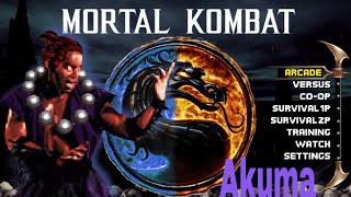 Mortal Kombat Solano Edition Akuma Playthrough
