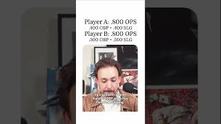 Traditional offensive stats suck | Part 4 - OPS #mlb #baseball Wealth