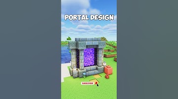 Minecraft Nether Portal Design🗿 #minecraft