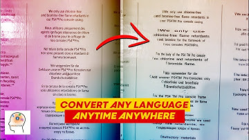 How To Translate Any Written Text Using Phone Camera | Google Translate