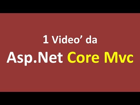 1 Video 'da Asp.Net Core Mvc Öğrenelim