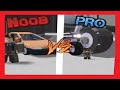 NOOB VS PRO VS HACKER | Car Crusher 2 | Roblox