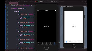 TabView(Tab Bar) SwiftUI Part #1