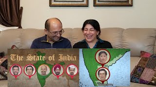 EIC: The State of India | How all our lovely Indian states were formed | American Indians Reaction!!