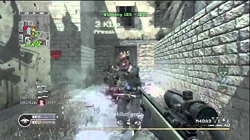 Sick COD4 No Scope 5 Man!