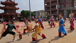 下營胡家中壇元帥徒步往新營太子宮進香參禮