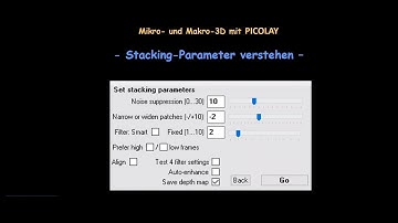 PICOLAY - Fokus-Stacking Parameter verstehen