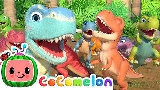 Ten Little Dinos Song @CoComelon | Educational Sing Along | Explore With Me