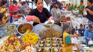 Cambodian Street Food In Front Of Garment Factory - Breakfast Snacks More