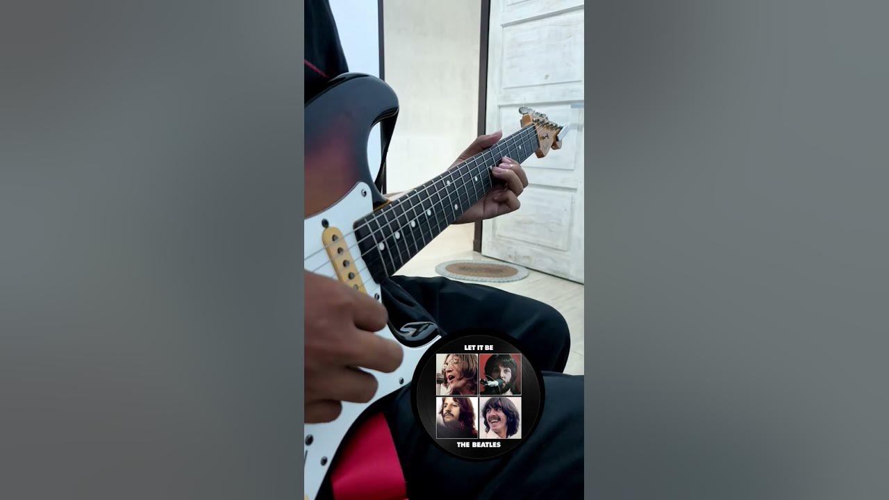 Let it be - the Beatles 🎸#guitarcover #guitar #guitarsolo #music #shorts #fyp